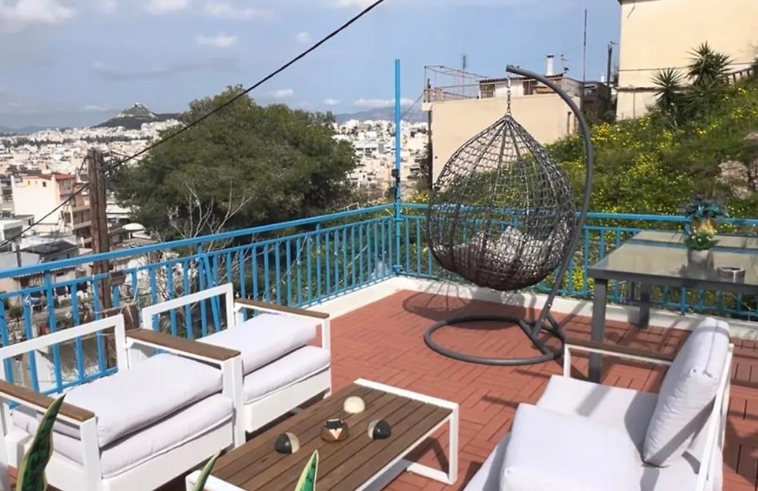 Sky Inn With Wonderful Acropolis View In Neos Kosmos-1